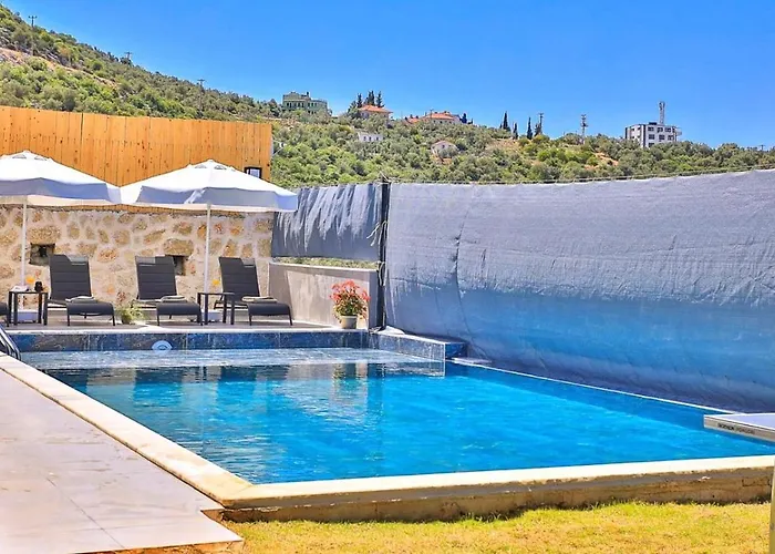 Villa Ulugoel 2 Bedroom Secluded With Private Pool Hot Tub Kalkan