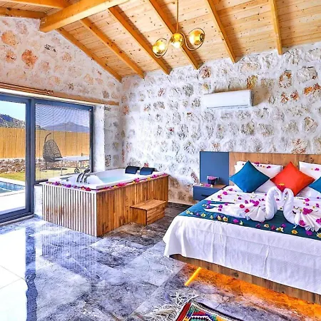 Villa Ulugoel 2 Bedroom Secluded With Private Pool Hot Tub Kalkan