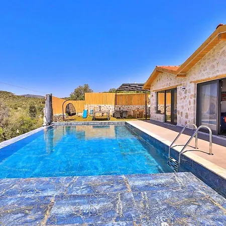 Ulugoel 2 Bedroom Secluded With Private Pool Hot Tub Villa Kalkan